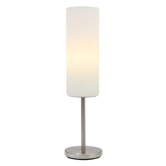 EUROLUX TABLE LAMP TROY3 SATIN CHROME T157 120MM