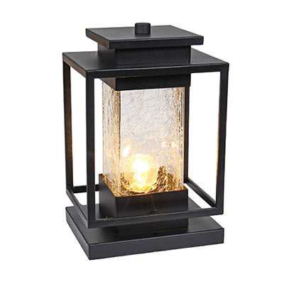 RADIANT POST TOP OUTDOOR SAND BLACK 140MM RO403