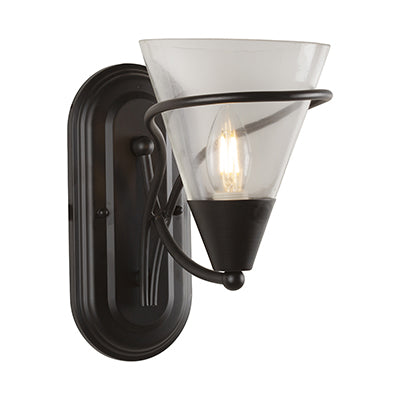 RADIANT WALL LIGHT UP FACING BLACK E14 1X40W RW149