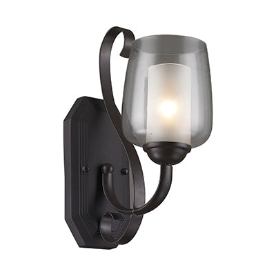 RADIANT WALL LIGHT UP FACING BLACK E27 1X40W RW150