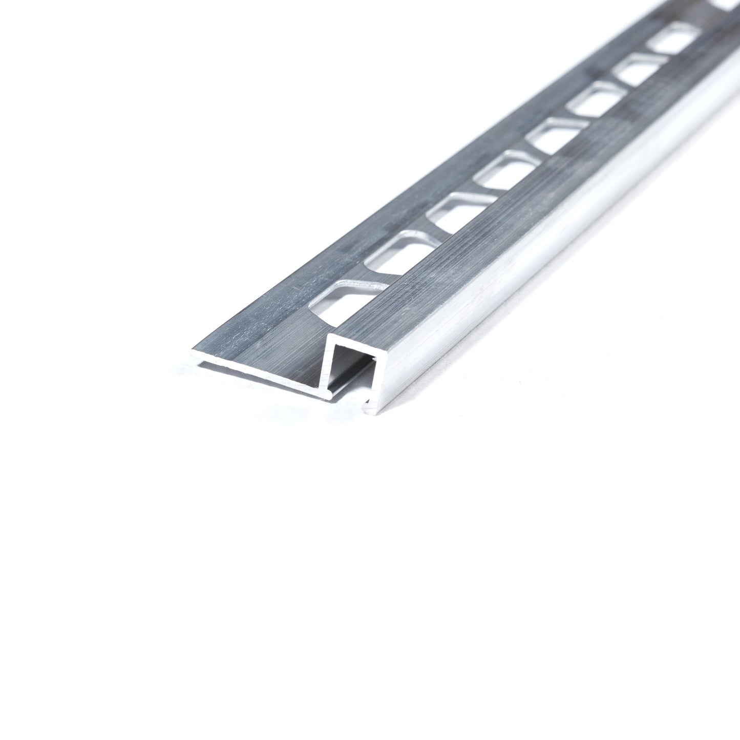 FALCON SQUARE EDGE TRIM ALUMINIUM 10MM 2.5M FTET0061