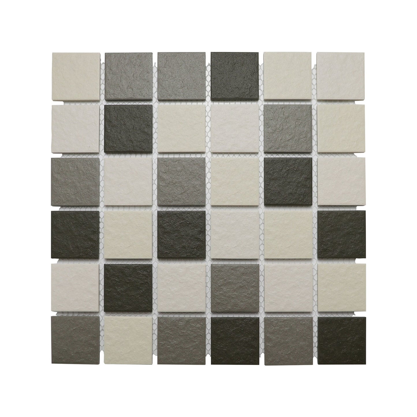 FALCON TILES PORCELAIN GREY CHARCOAL MIX 45MM FT109