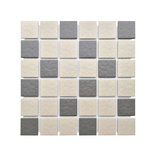 FALCON TILES PORCELAIN GREY MIX 45MM FT104