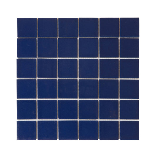 FALCON TILES GLAZED MOSAIC DARK BLUE 48MM FT2215S