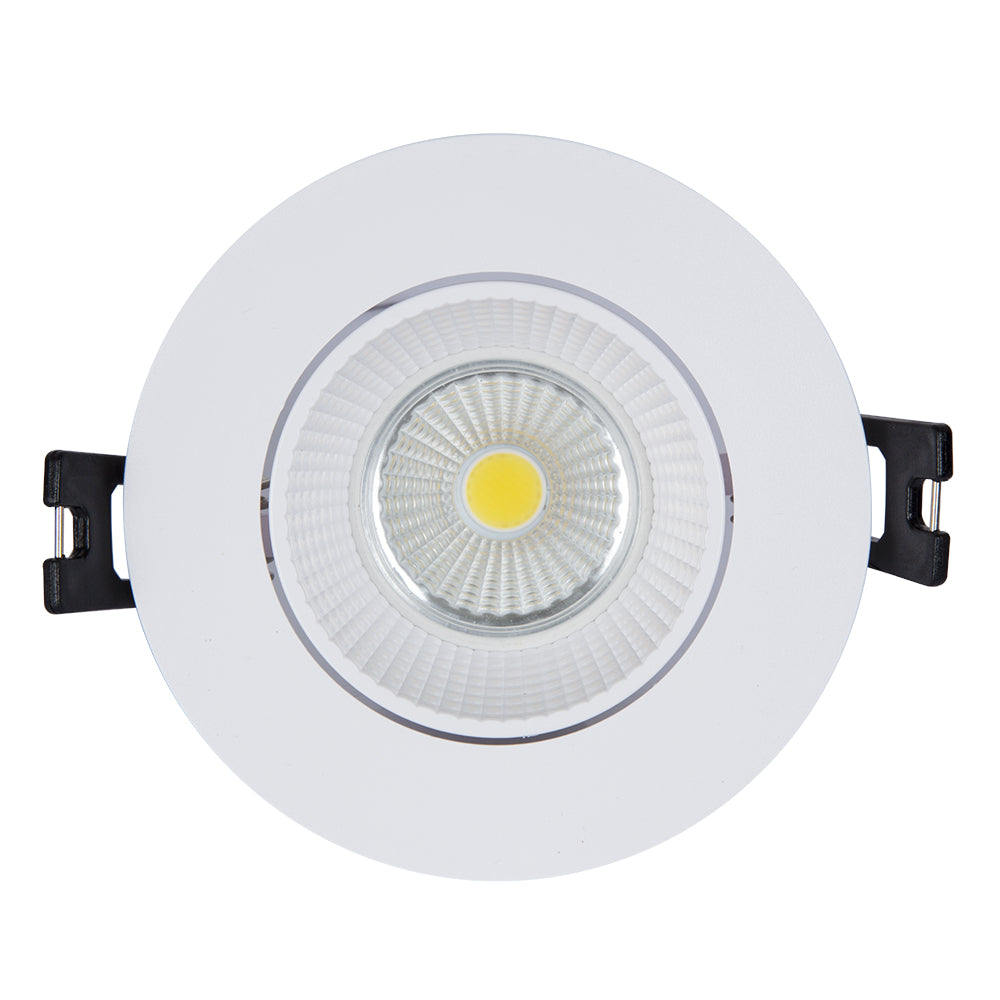 EUROLUX DOWNLIGHT POLYCARBONATE WHITE D159W 90MM