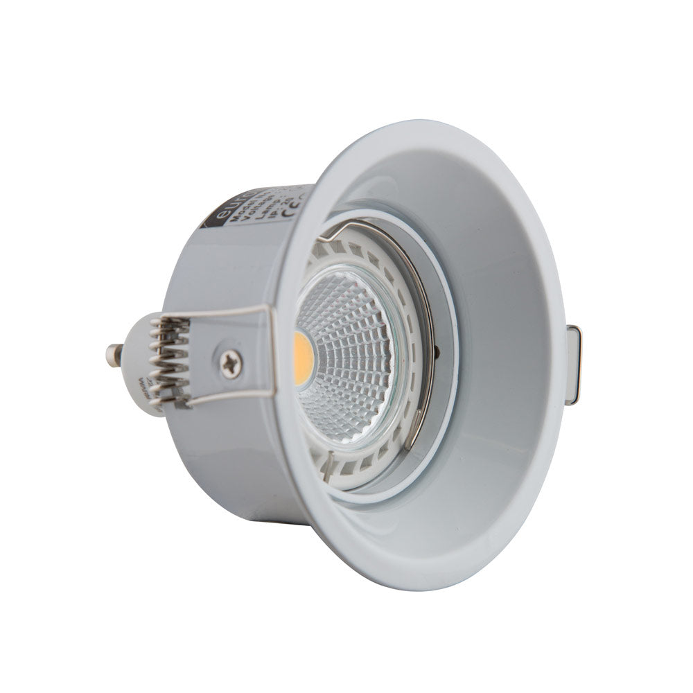 EUROLUX DOWNLIGHT ANTI GLARE ROUND WHITE D131W 85MM