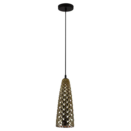 EUROLUX PENDANT RHINE GOLD GLASS P894G 130MM