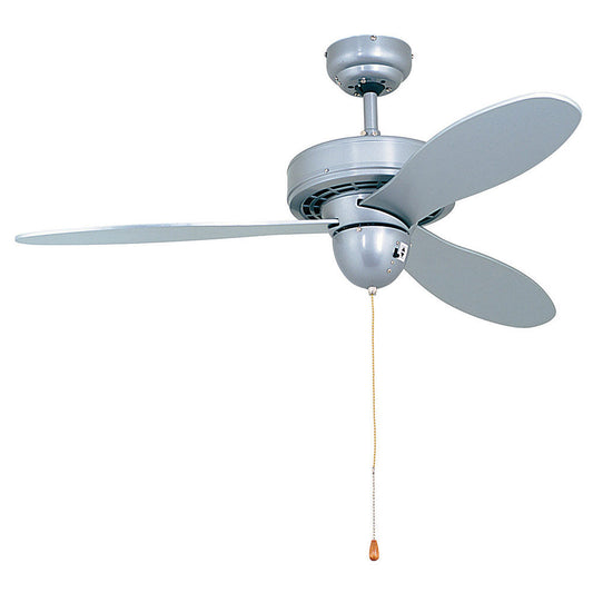 EUROLUX CEILING FAN 3 BLADES AIRPLANE SILVER F11S