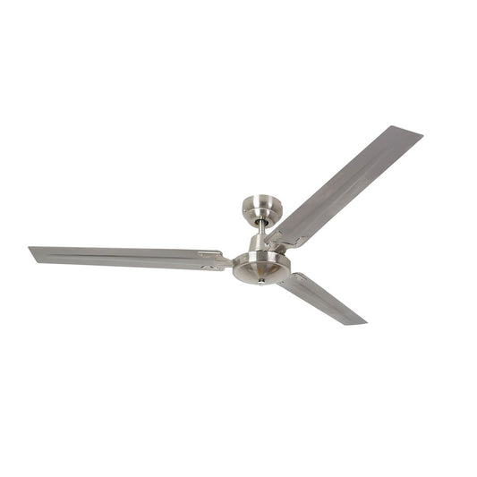 EUROLUX CEILING FAN INDUSTRIAL 3 BLADES SATIN CHROM F13SC