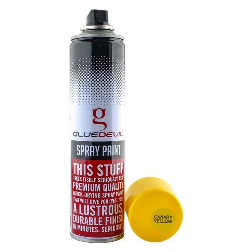 GLUE DEVIL SPRAY PAINT STANDARD CANARY YELLOW 00-SPRAY5994