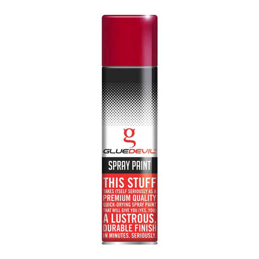 GLUE DEVIL SPRAY PAINT STANDARD SIGNAL RED 00-SPRAY6013