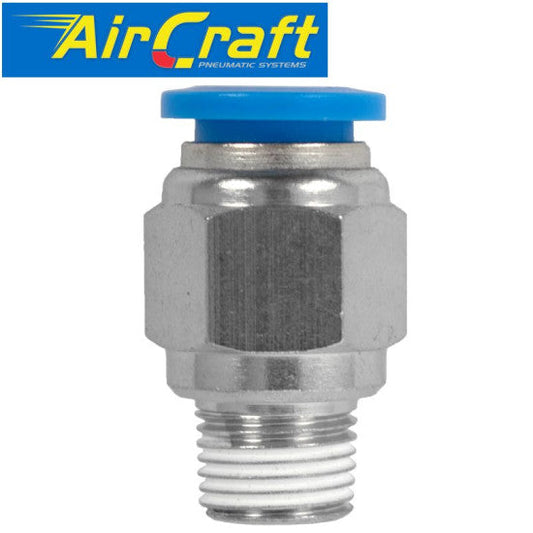 AIRCRAFT PU HOSE FITTING STRAIGHT STUD SPC08-01