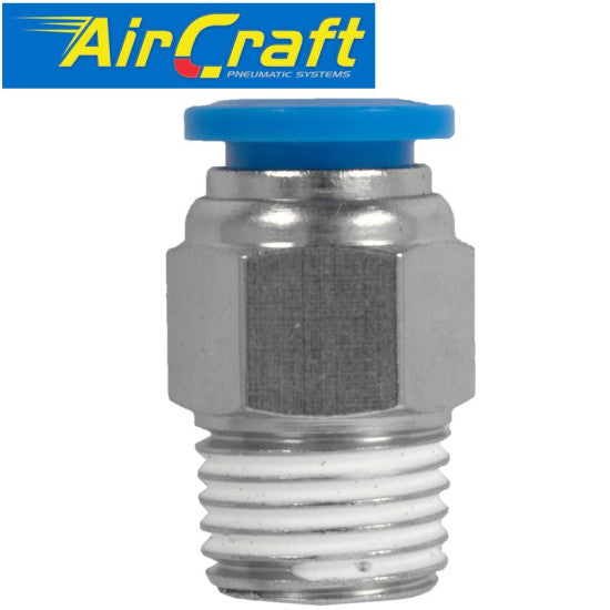 AIRCRAFT PU HOSE FITTING STRAIGHT STUD SPC08-02