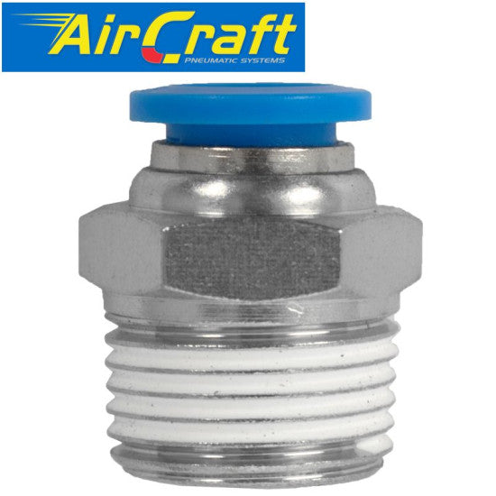 AIRCRAFT PU HOSE FITTING STRAIGHT STUD SPC08-03