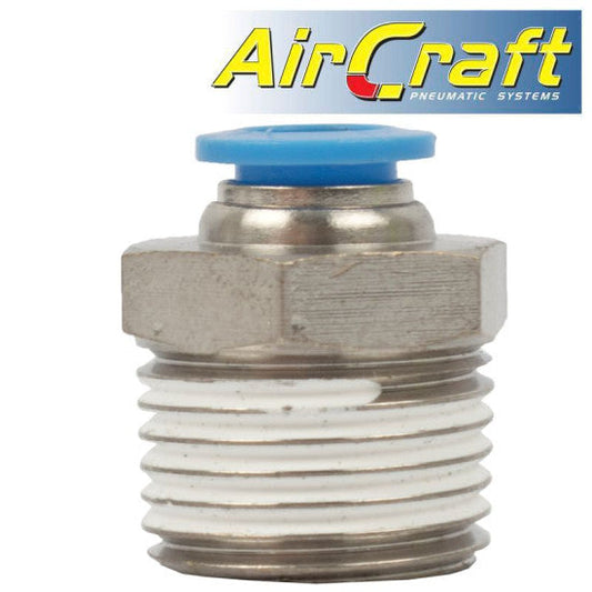 AIRCRAFT PU HOSE FITTING STRAIGHT STUD SPC08-04