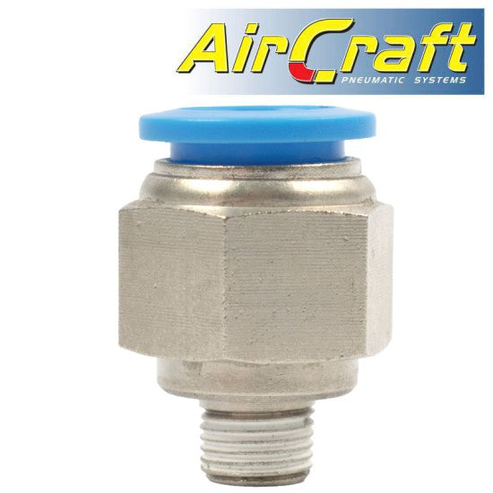 AIRCRAFT PU HOSE FITTING STRAIGHT STUD SPC12-01