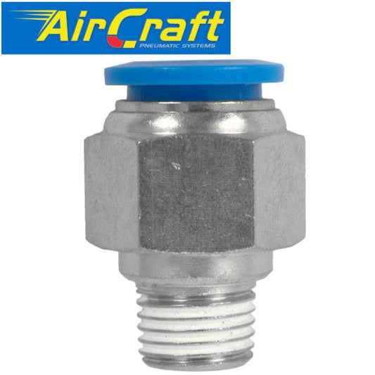 AIRCRAFT PU HOSE FITTING STRAIGHT STUD SPC12-02