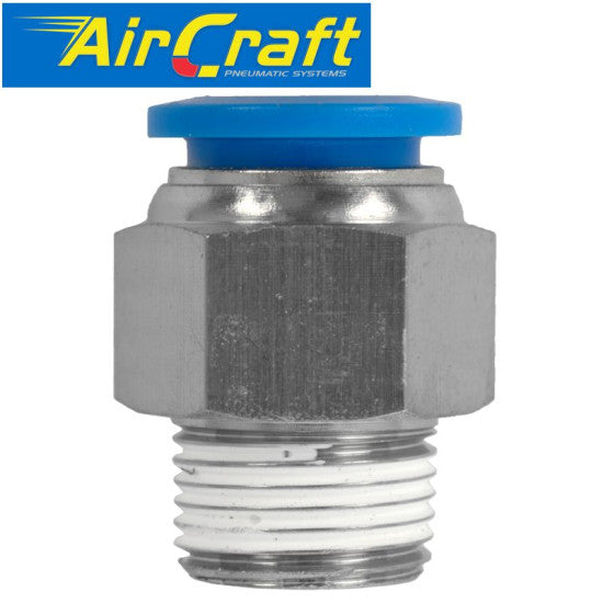 AIRCRAFT PU HOSE FITTING STRAIGHT STUD SPC12-03