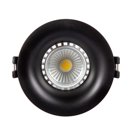 EUROLUX DOWNLIGHT POLYCARBONATE BLACK D158B 86MM