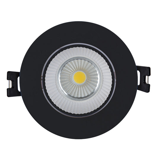 EUROLUX DOWNLIGHT POLYCARBONATE BLACK D159B 90MM