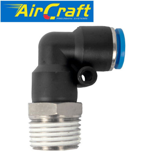 AIRCRAFT PU HOSE FITTING ELBOW 1/2 MALE 10MM SPL10-04