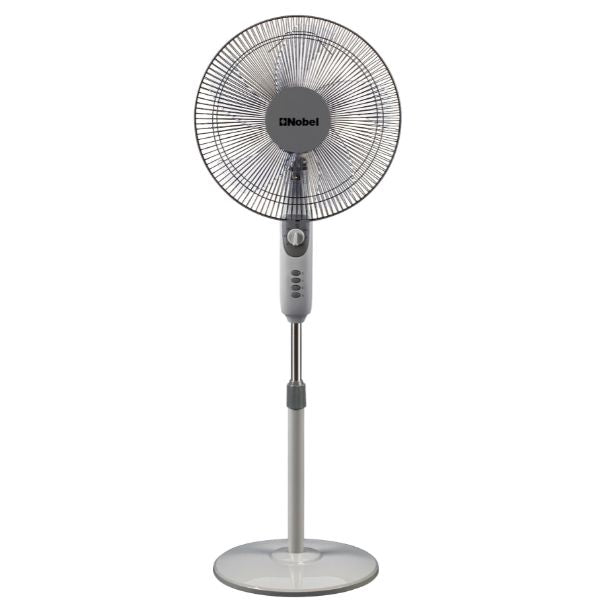 NOBEL STAND FAN 3 BLADE WITH TIMER GREY 16" NF145