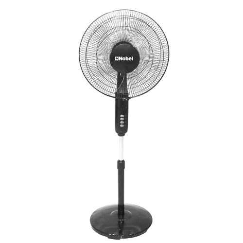 NOBEL STAND FAN 5 BLADE WITH REMOTE BLACK 16" NF150