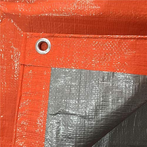 POPULAR TRADERS DUBAI TENT TARPAULIN SILVER & ORANGE 40X60FT PE