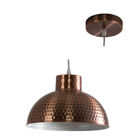 EUROLUX PENDANT DIMPLE COPPER P585C 260MM