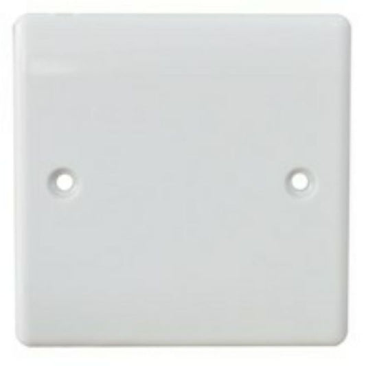 EMKAY BLANK PLATE PVC SQUARE WHITE 3X3