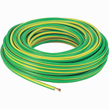 ALVERN CABLE SINGLE CORE GREEN + YELLOW HW06.0GNYE 6MM (SOLD PER ROLL)