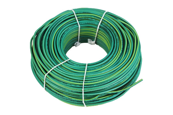 NEELKANTH SOLID CONDUCTOR UNSHEATHED WIRES GREEN 2.5 SQMMX1 CORE 600/1000V CBWS2.501CY-GN P/M