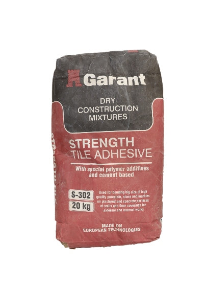 GARANT TILE ADHESIVE POR HEAVY DUTY 20KG S-302