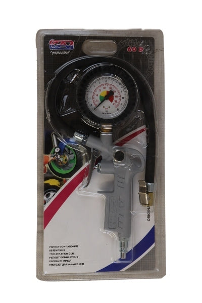 GAV TYRE INFLATOR AND GAUGE 12 BARS GAV60D