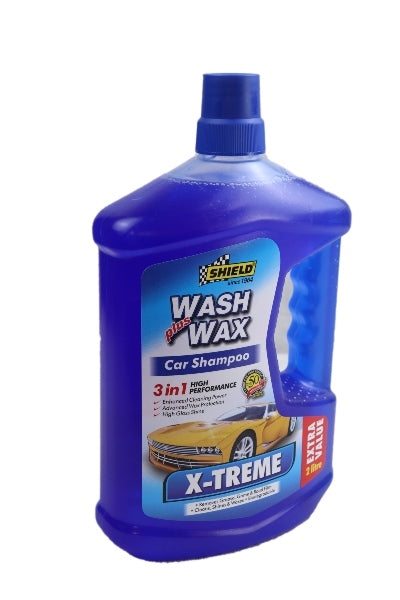 SHIELD CAR SHAMPOO 2L 3 IN 1 BLUE SH177