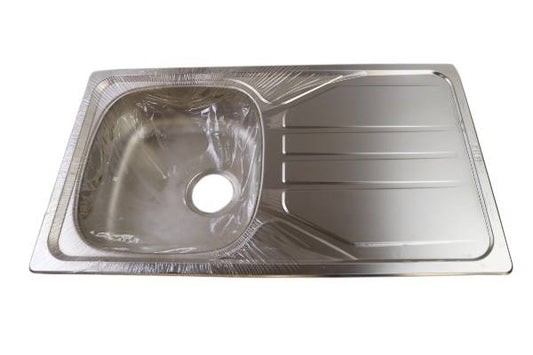 FRANKE SINK SINGLE BOWL STAINLESS STEEL NVN611 800X460X149MM 310402