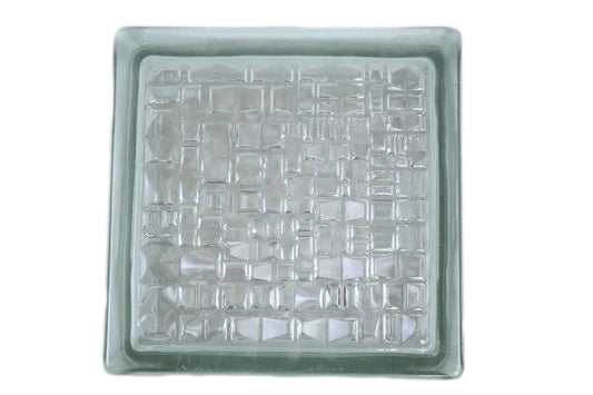 JINCHUA GLASS BLOCK MOSAIC PATTERN 190X190X80MM