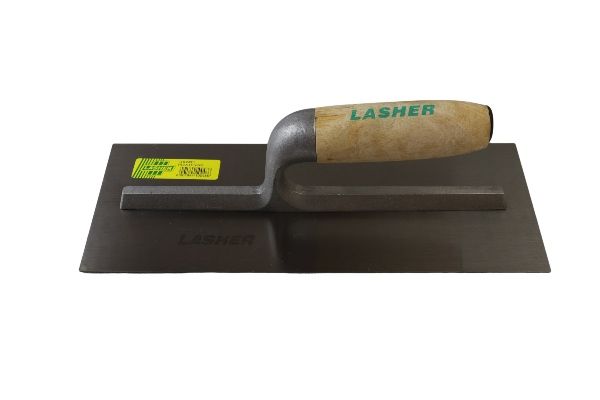 LASHER TROWEL PLASTERING SINGLE TANG WOODEN HANDLE 280MM FG10048