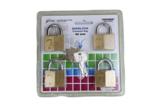 GODREJ PADLOCK SHERLOCK 4 IN 1 40MM