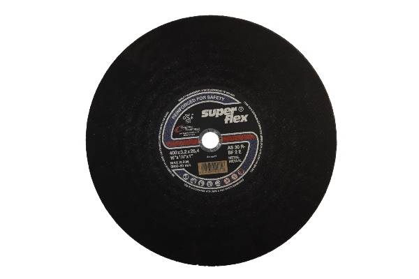 SUPER FLEX CUTTING DISC FLAT STEEL 400X3.2X25.4 AS30R BF2E