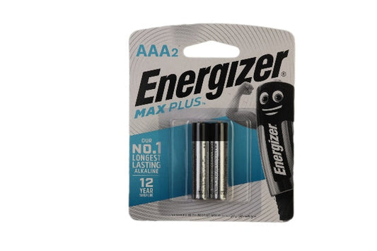 ENERGIZER BATTERY MAX PLUS AAA 2PACK 1.5V X92RP2