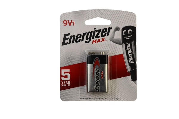 ENERGIZER BATTERY MAX 9V 1PACK 522BP1-MAX