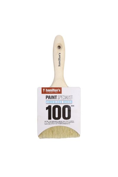 HAMILTON PAINT BRUSH FIBREGLASS 100MM