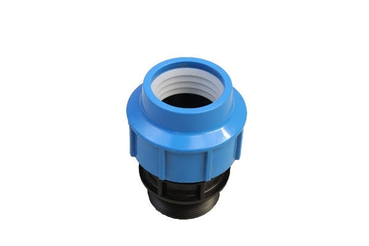 FLOTEK ADAPTOR MALE POLY COMPRESSION 50MM