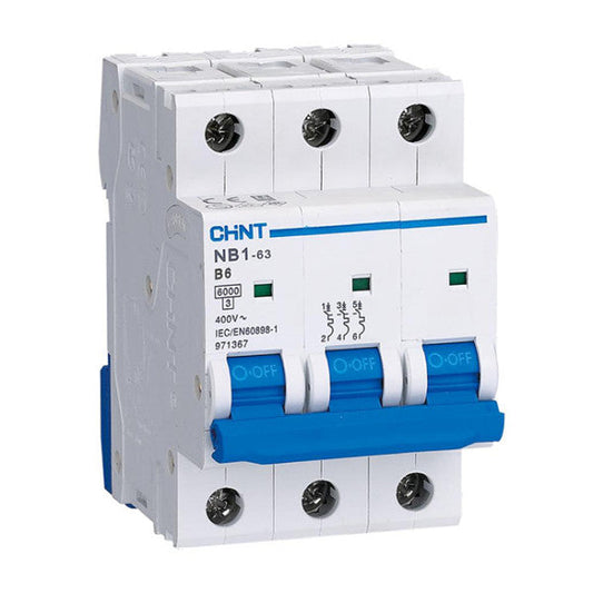 CHINT MCB TRIPLE POLE 25A NB1-63