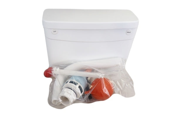 TOILET CISTERN PVC WHITE L/L